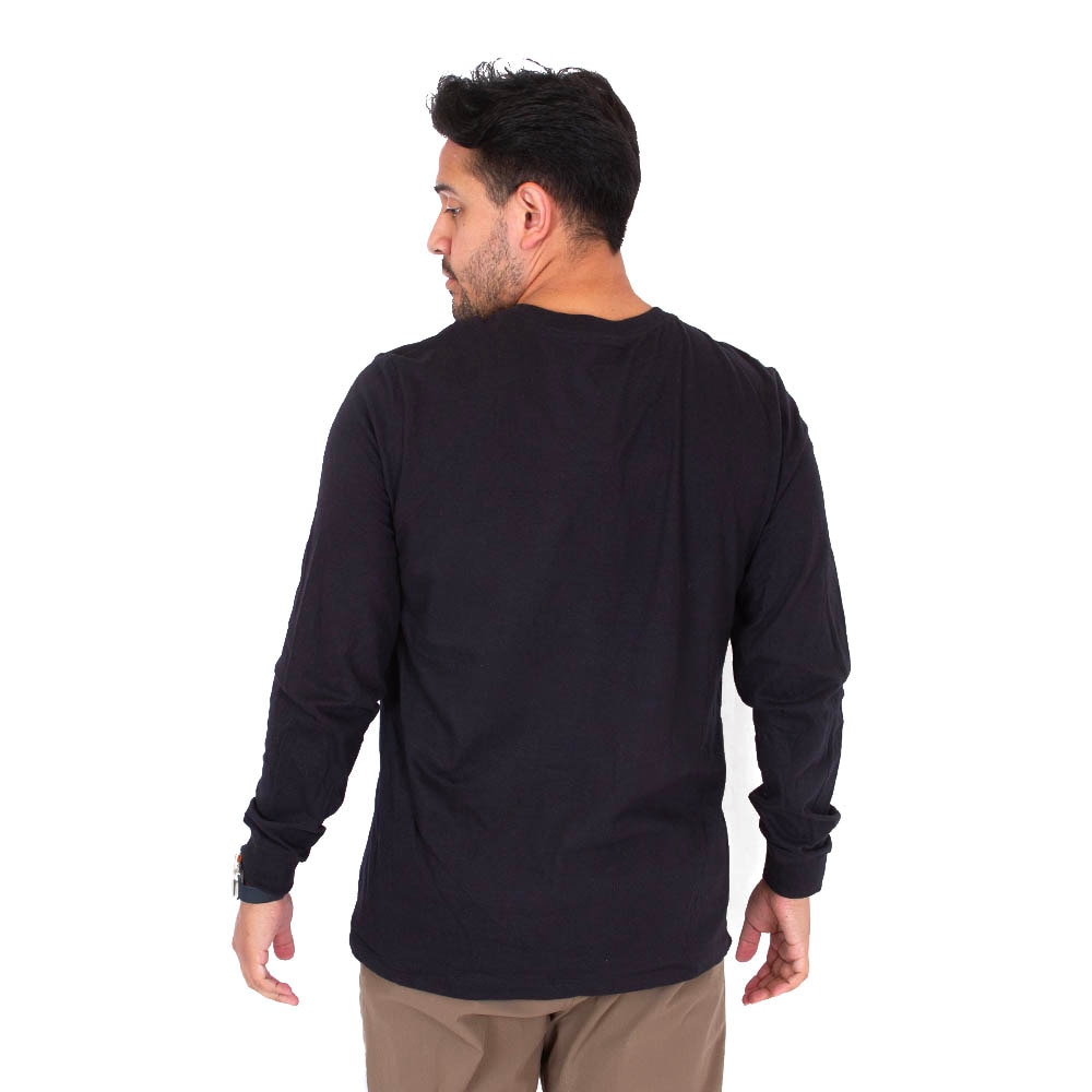 Classic Oregon O, Nike, Black, Long Sleeve, Cotton, Men, T-Shirt, 975621